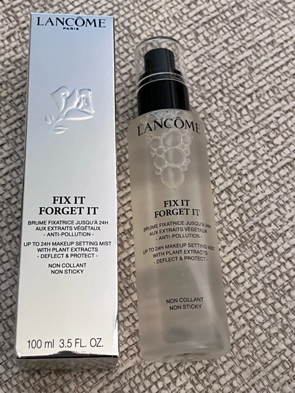 Lancome Fix It Forget It Makeup Setting Spray 100ml NIB